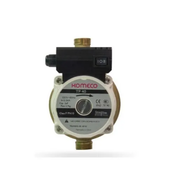 Pressurizador De Agua Komeco Tp40 G4 Bronze 127v 60hz